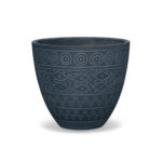 bloempot bohemian - grijs - marokkaans - MA'AM Pottery FAY