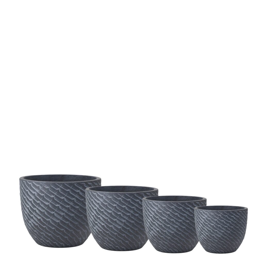 MA'AM Pottery Mira bloempot set - maatindicatie